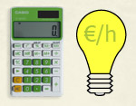 LED-Rechner zur Berechnung der Lebensdauer und Stromkosten einer LED.