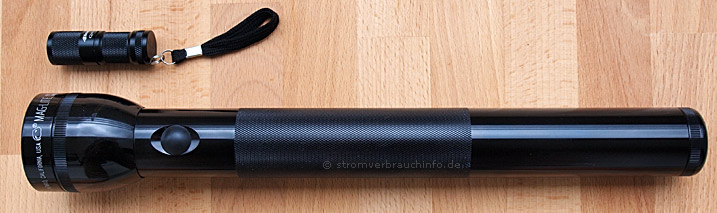 LED-Taschenlampen - Mag-Lite und 4Sevens QMini 123